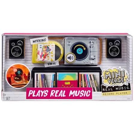 MGA's Miniverse Real Music Vinyl Record Player Set