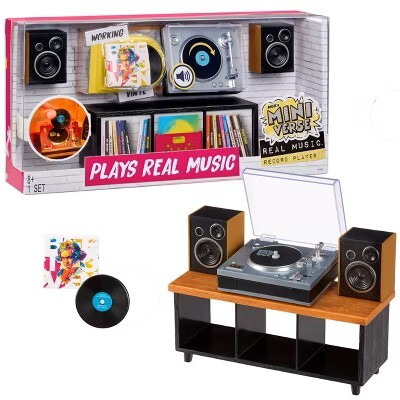 MGA's Miniverse Real Music Vinyl Record Player Set