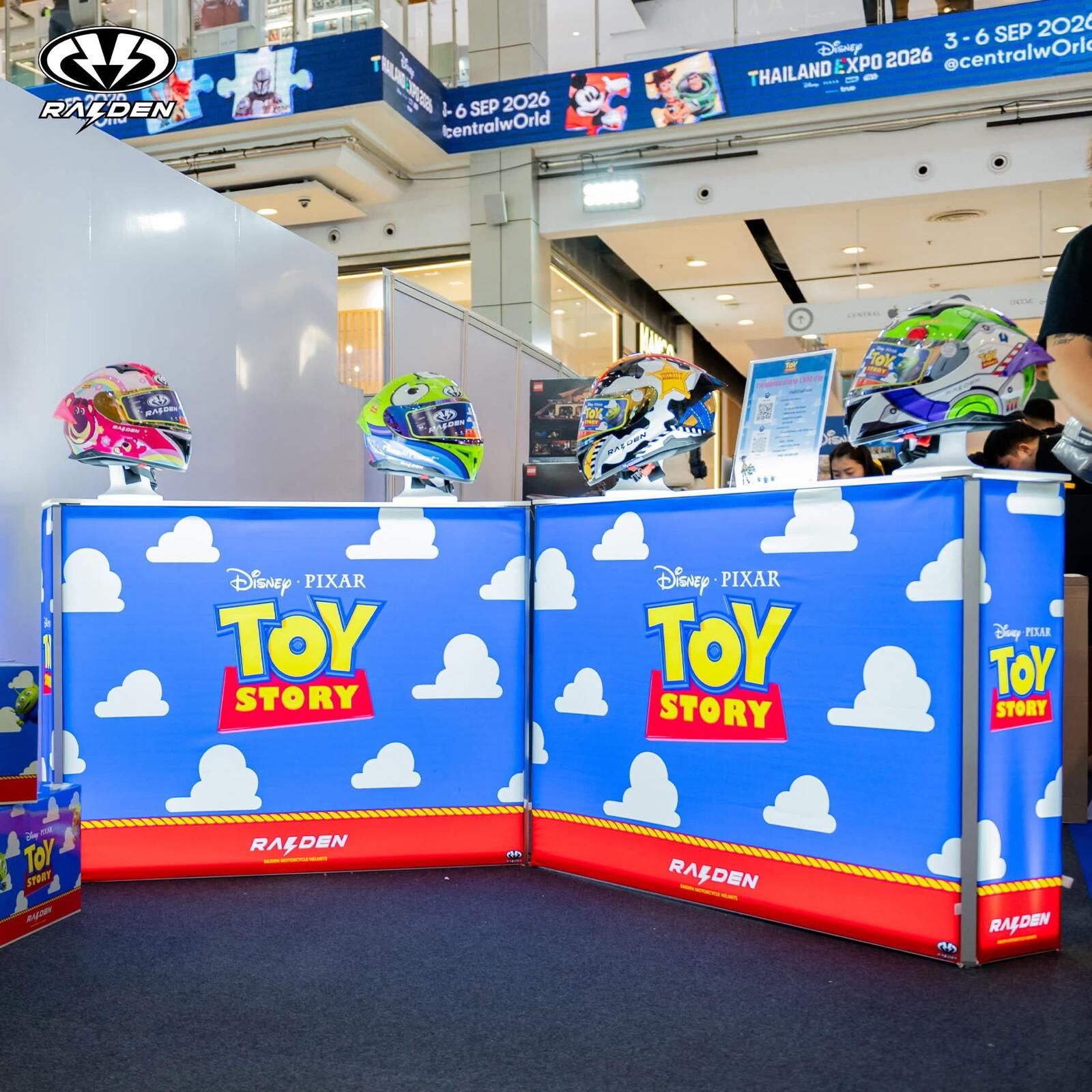 迪士尼 Toy Story x RAIDEN 聯乘限量版電單車頭盔