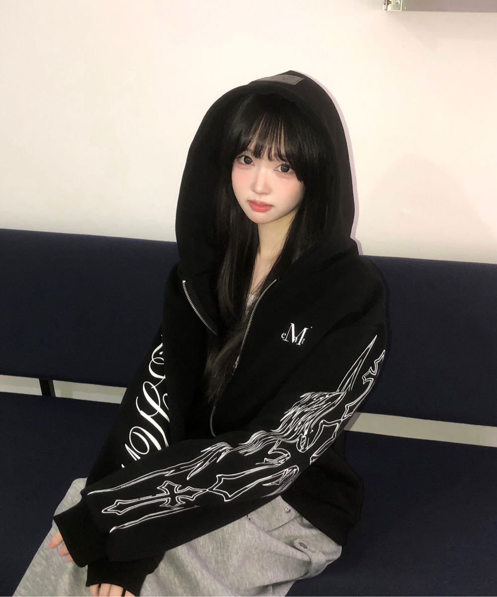 #首批預購🇰🇷韓國 MUCENT POZEN MIX 字母印花 連帽外套