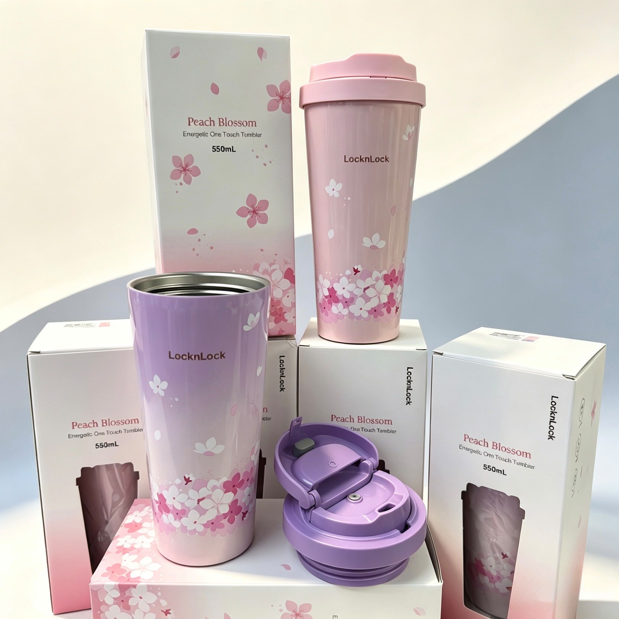 (現貨)🌸漸變保溫保冷杯550ml