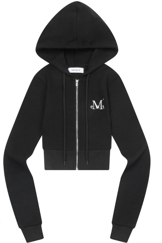 【韓國預購】KRD090724 MUCENT ZINEW SET UP SLIM FIT CROP HOOD ZIP-UP (3Color)