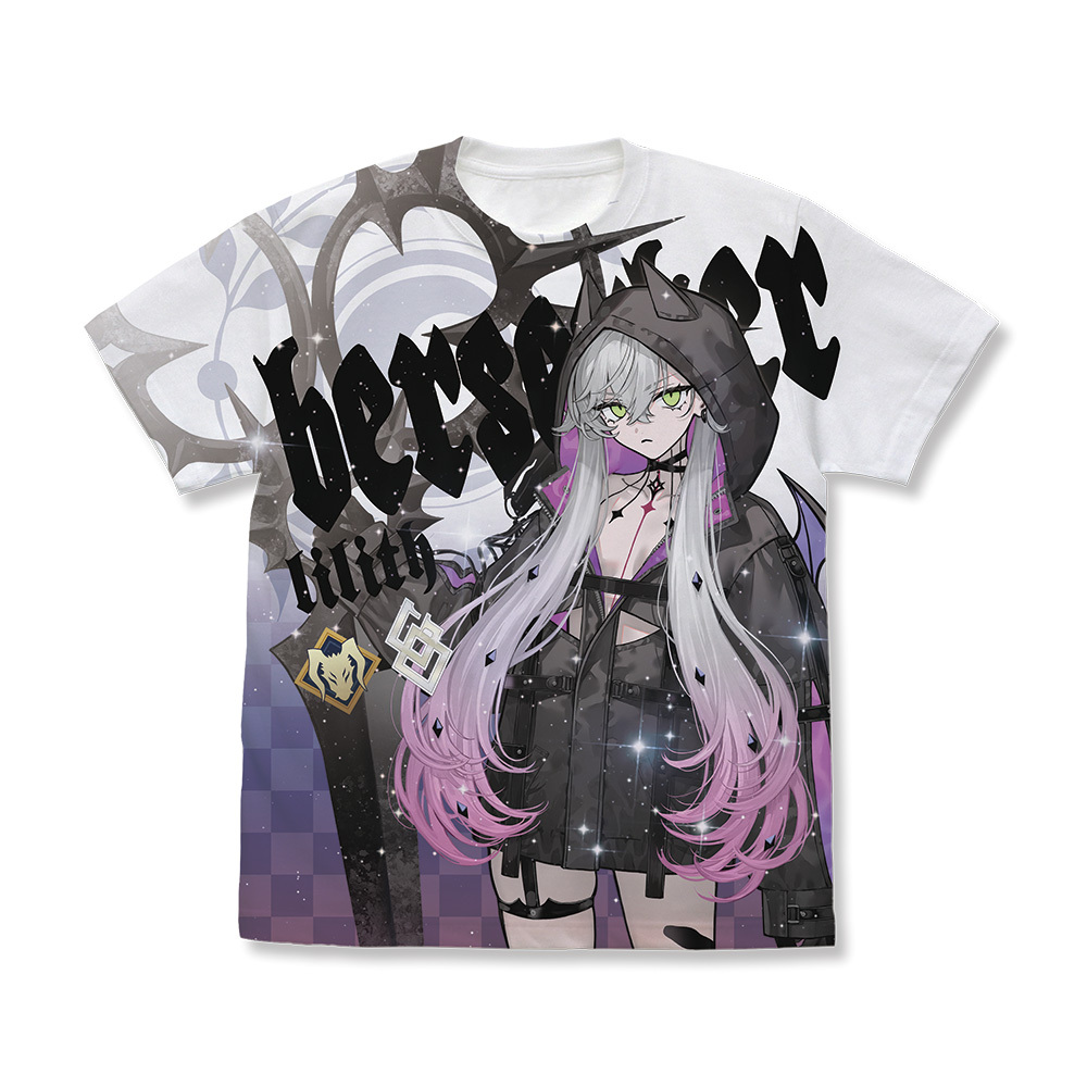 ﾊﾞｰｻｰｶｰ/ﾘﾘｽ ﾌﾙｸﾞﾗﾌｨｯｸTｼｬﾂ/WHITE COSPA 092826