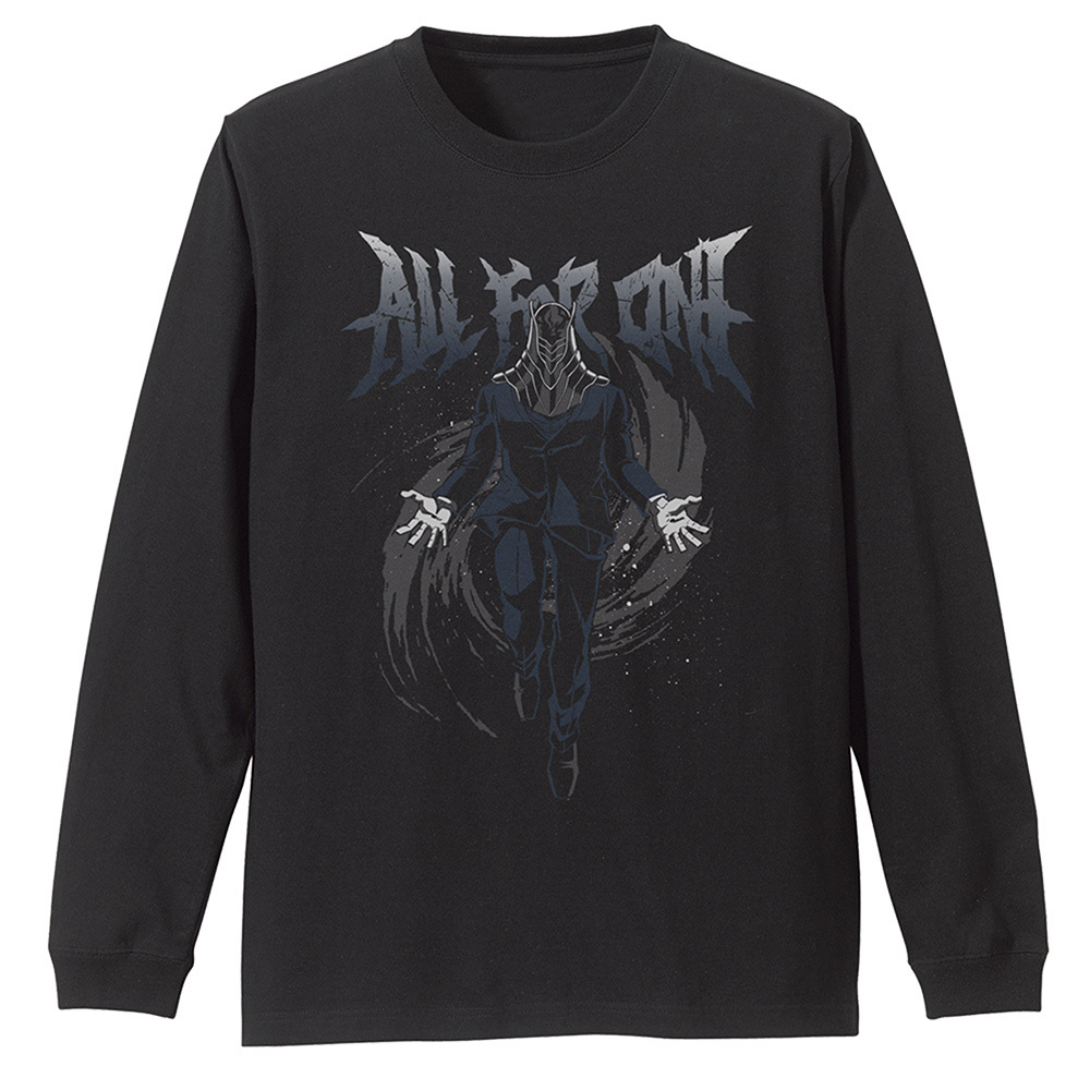 ｵｰﾙ･ﾌｫｰ･ﾜﾝ 袖ﾘﾌﾞﾛﾝｸﾞｽﾘｰﾌﾞTｼｬﾂ/BLACK COSPA 092826