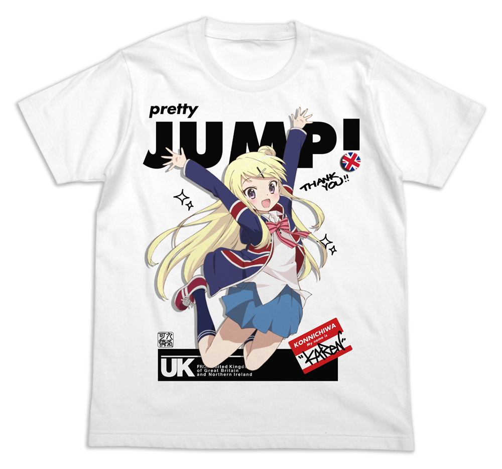 Jumpingｶﾚﾝ ﾌﾙｶﾗｰTｼｬﾂ/WHITE COSPA 092826