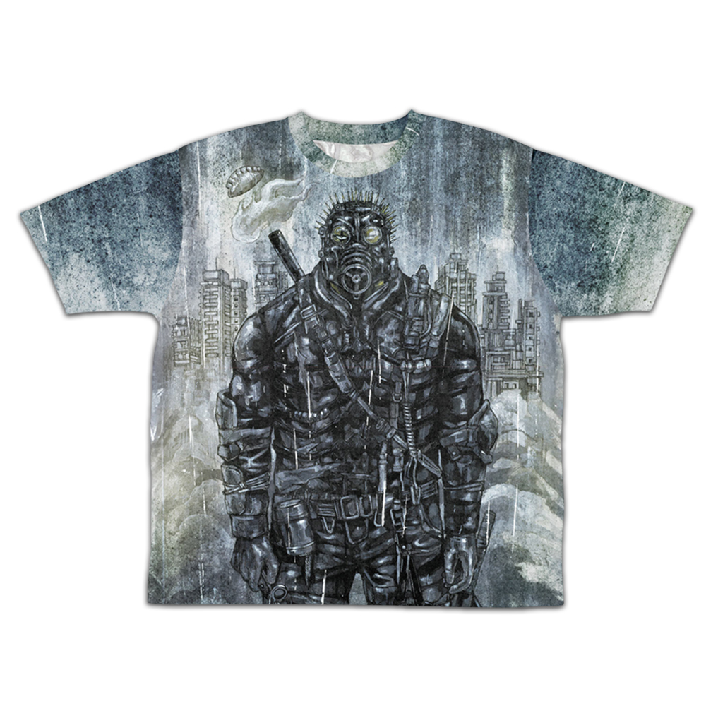 ﾄﾞﾛﾍﾄﾞﾛ｢RAIN｣両面ﾌﾙｸﾞﾗﾌｨｯｸTｼｬﾂ COSPA 092826