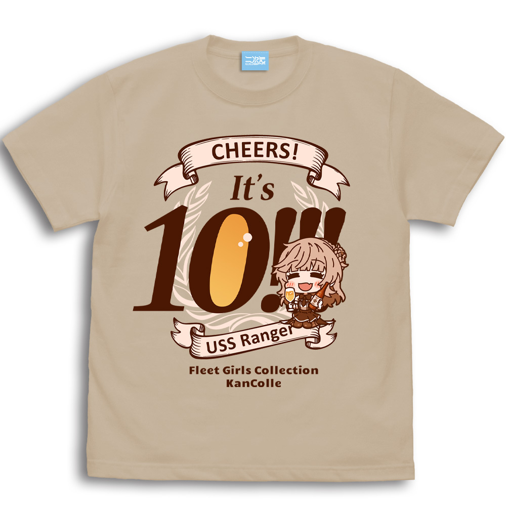 ﾚﾝｼﾞｬｰ It's 10!!! Tｼｬﾂ/LIGHT BEIGE COSPA 092826