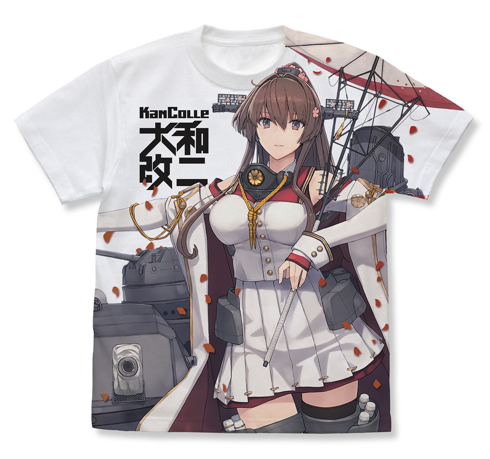 大和改二 ﾌﾙｸﾞﾗﾌｨｯｸTｼｬﾂ/WHITE COSPA 092826