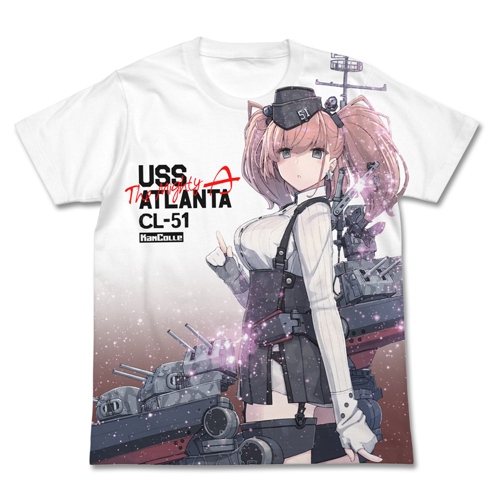 ｱﾄﾗﾝﾀ ﾌﾙｸﾞﾗﾌｨｯｸTｼｬﾂ/WHITE COSPA 092826