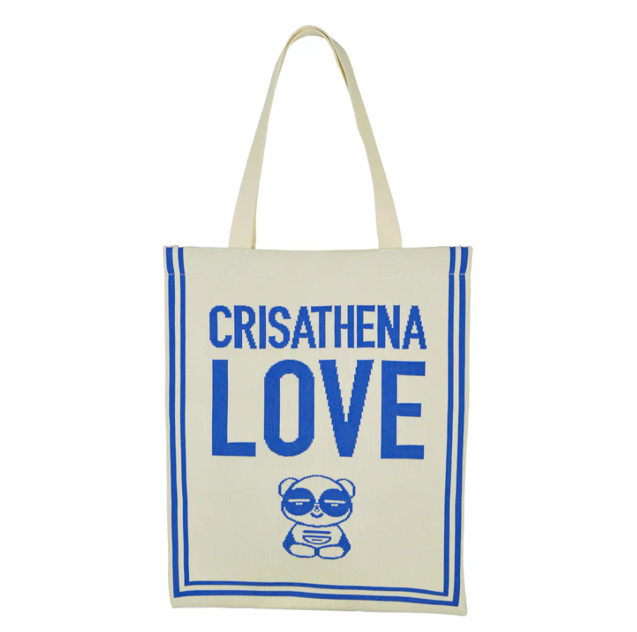 C15 Crisathena Love Chill Panda 手提袋 - 米色｜#CT-250001-BEIGE