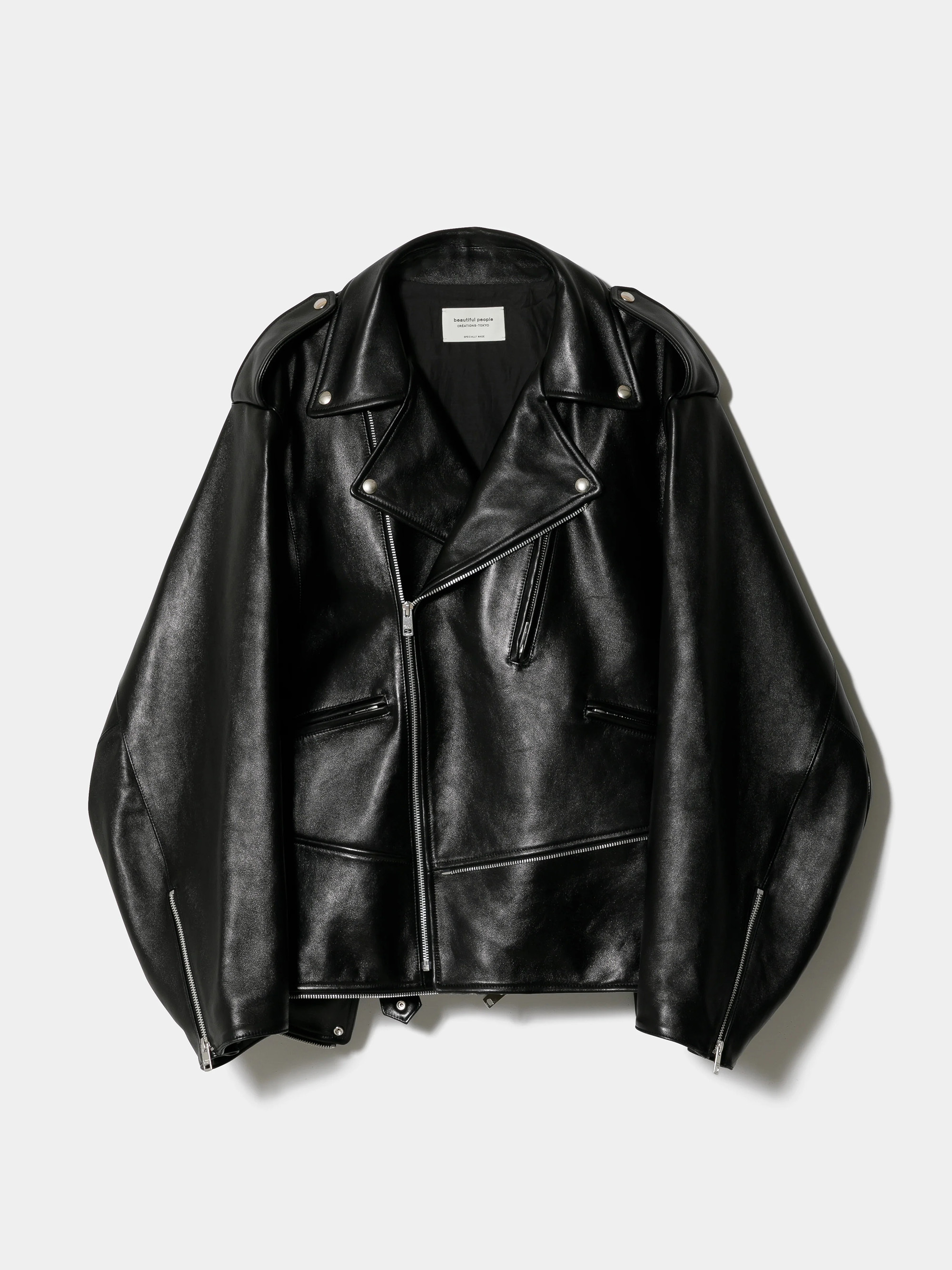 BEAUTIFUL PEOPLE DOUBLE-END VINTAGE LEATHER GT RIDERS JACKET