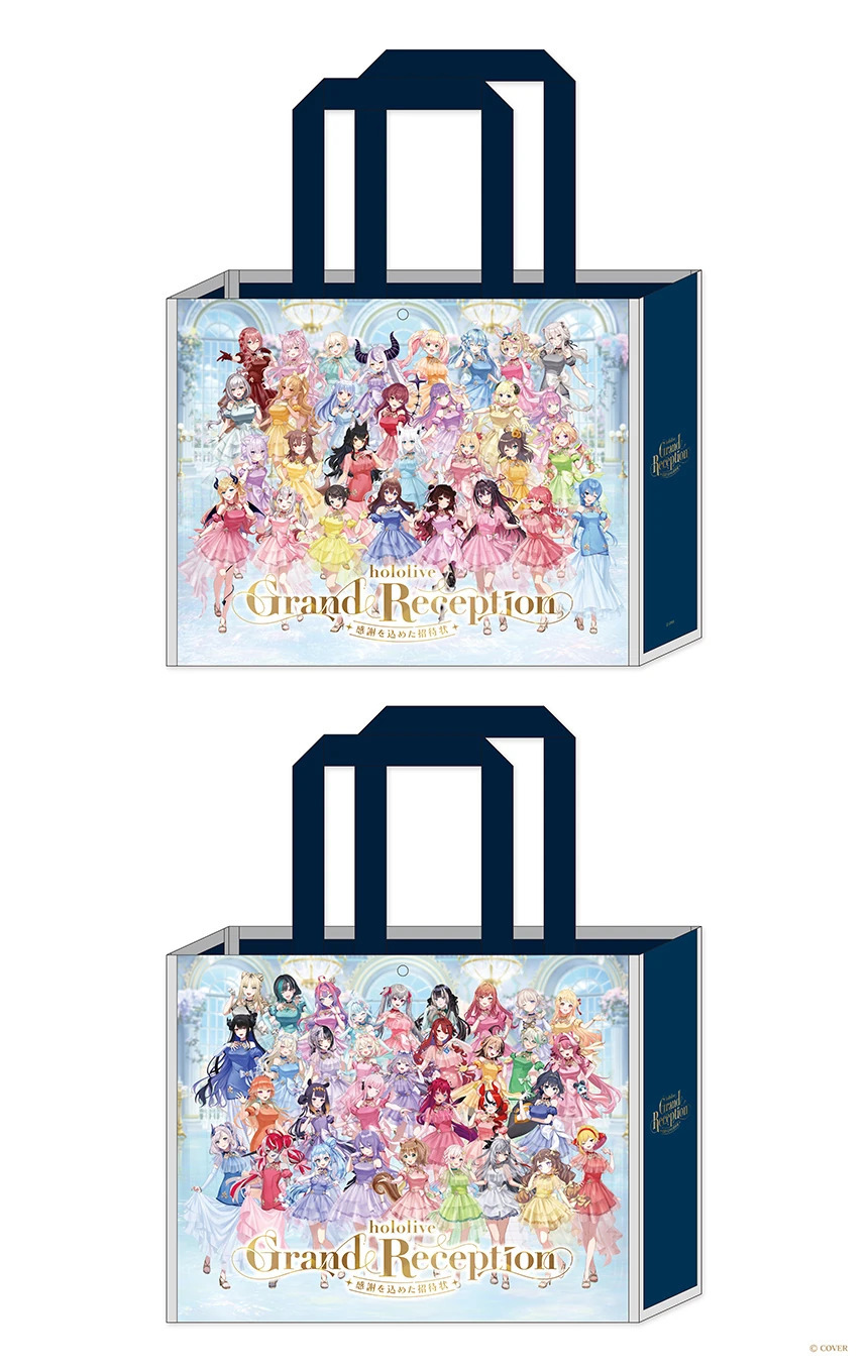 「場販」「官品代購」hololive Grand Reception ～感謝を込めた招待状～ 場販周邊(購物袋/文件夾/收納夾/罐徽章盒/隨機色紙)