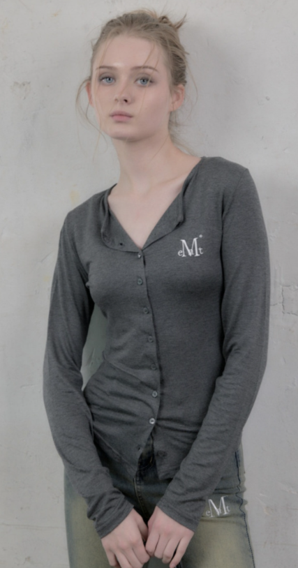 【韓國預購】KRD090728 MUCENT ANZ SLIM FIT R-NECK CARDIGAN (5Color)