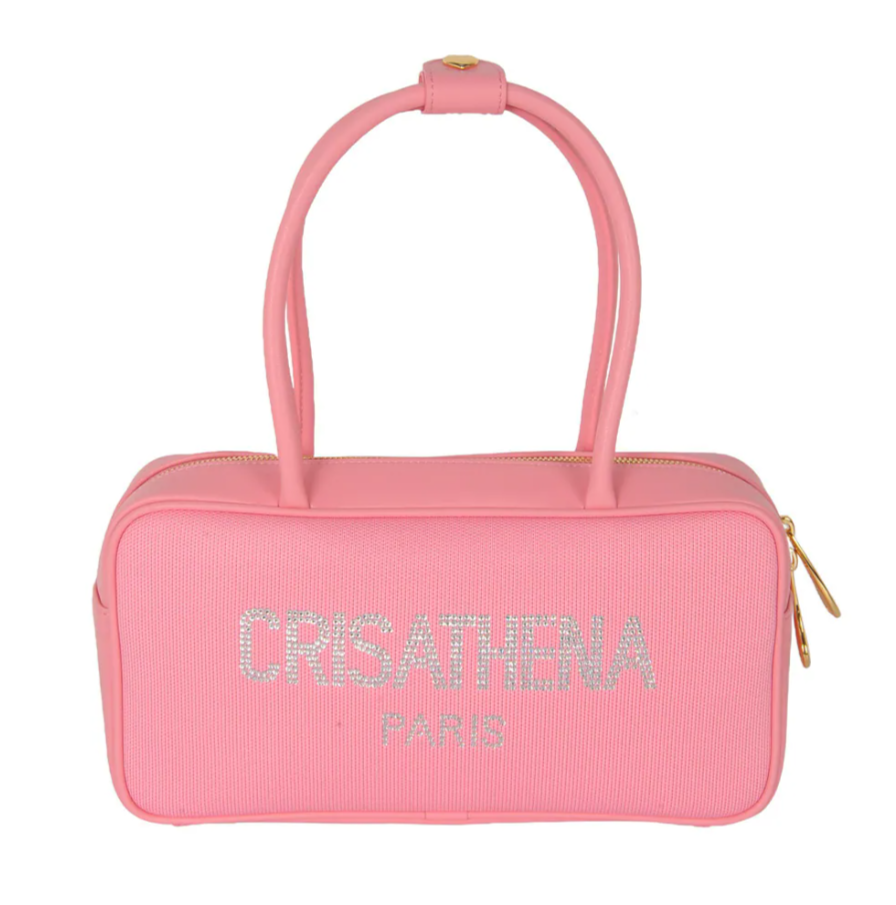 C21 Crisathena Glam 保齡球包粉紅色、金色｜#CT-250003DG-PINK