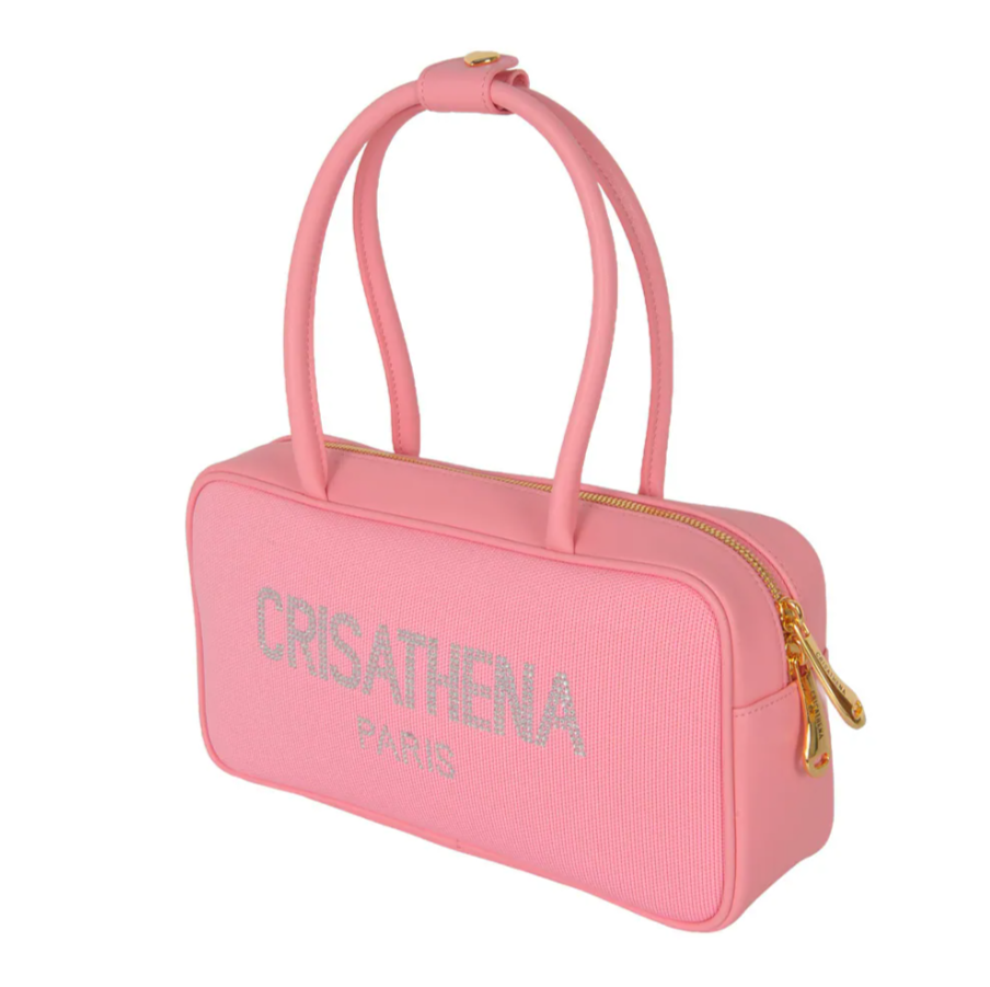 C21 Crisathena Glam 保齡球包粉紅色、金色｜#CT-250003DG-PINK