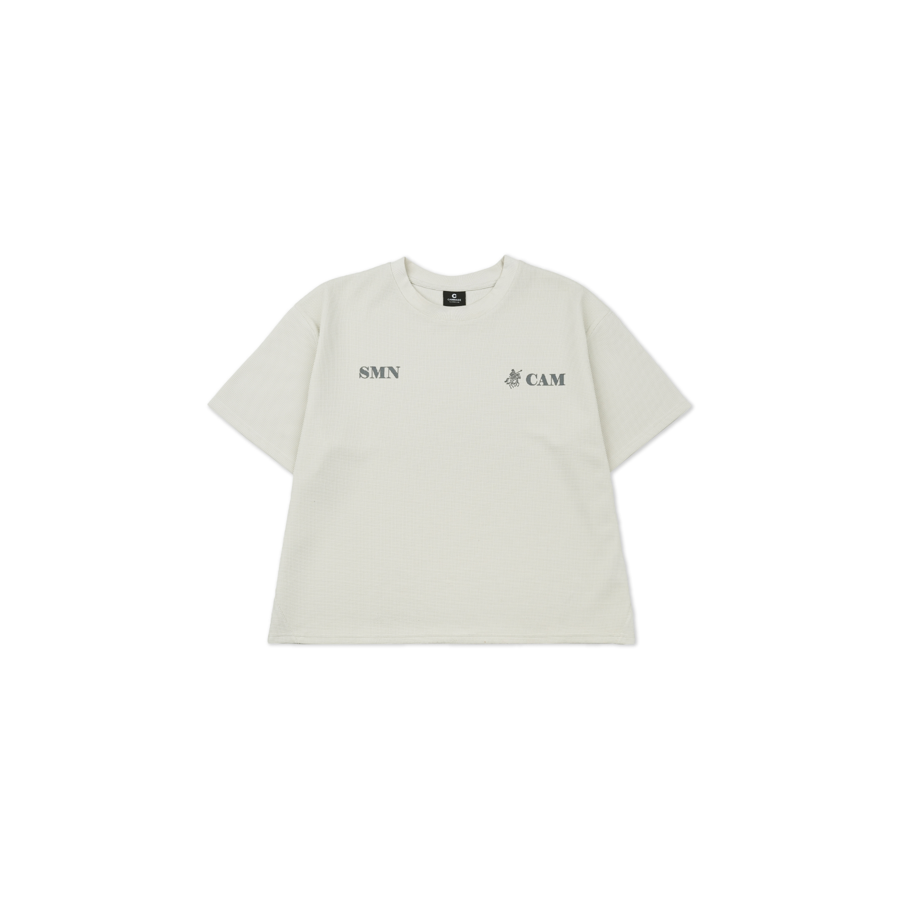 【CAM X SIMON】CS-V-2602 棋局代號 華夫格 Boxy 短Tee