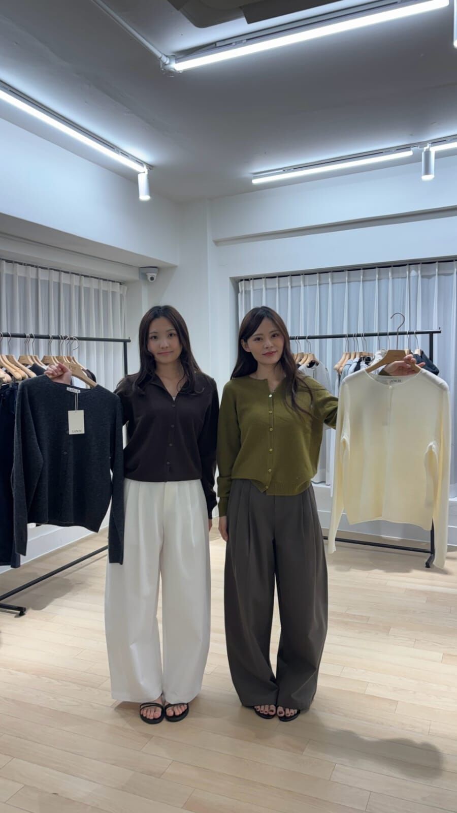 PE7119 圓領針織開襟外套
