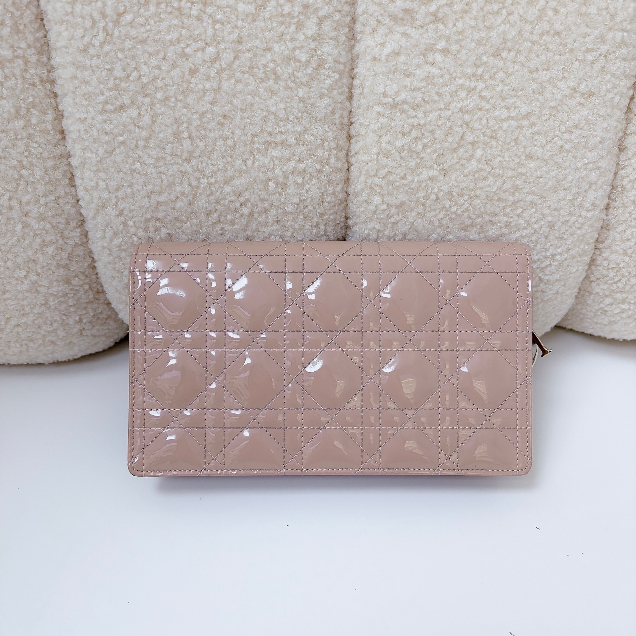 Dior Lady Dior Pouch - Pink / GHW