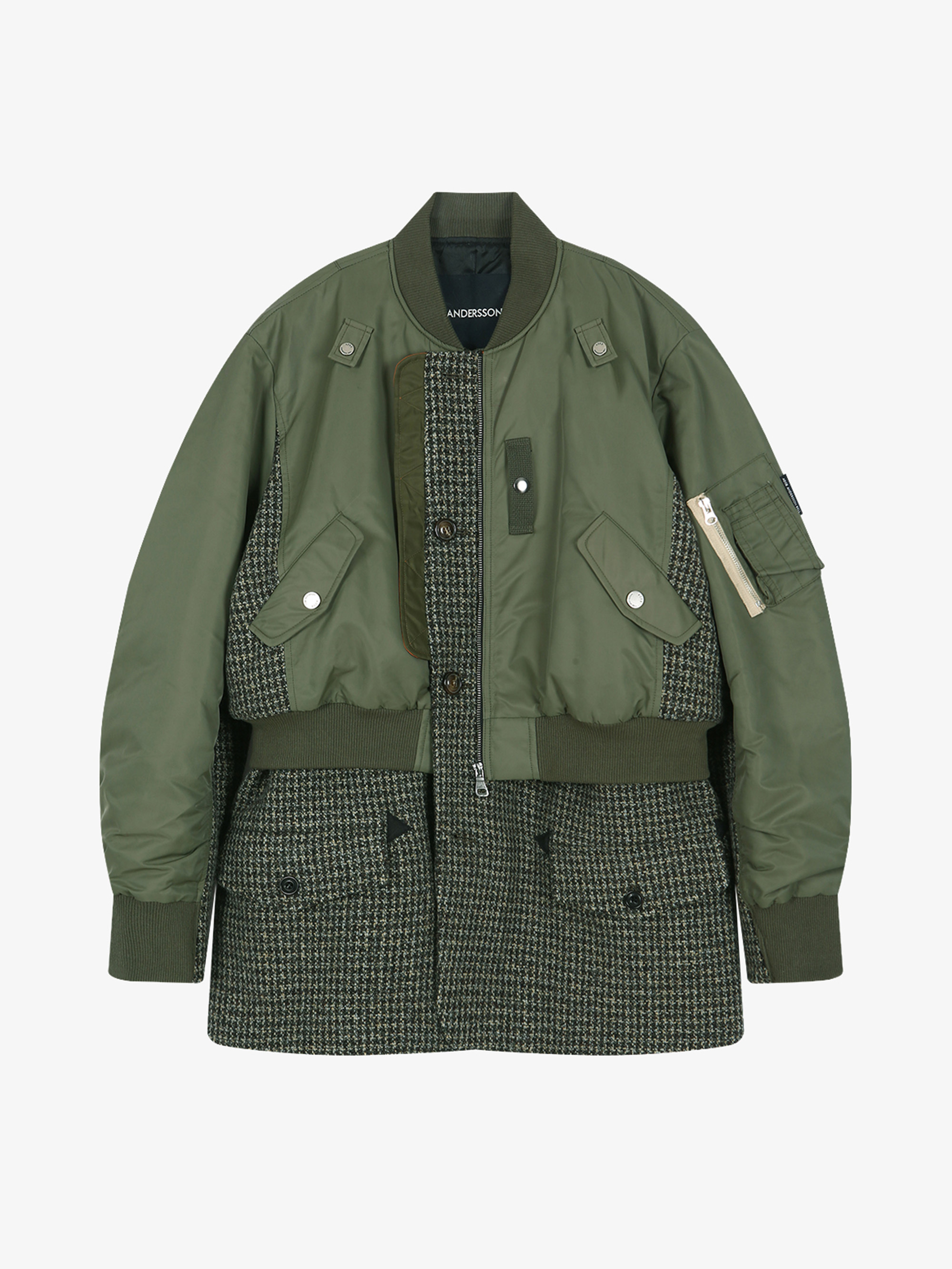 ANDERSSON BELL LAYERED BOMBER COAT 外套