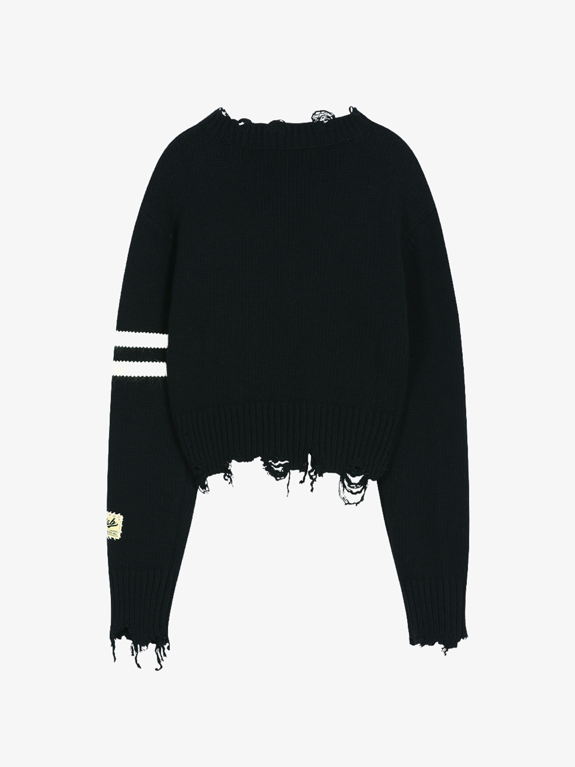 ANDERSSON BELL DISTRESSED VARSITY PATCH SWEATER 毛衣