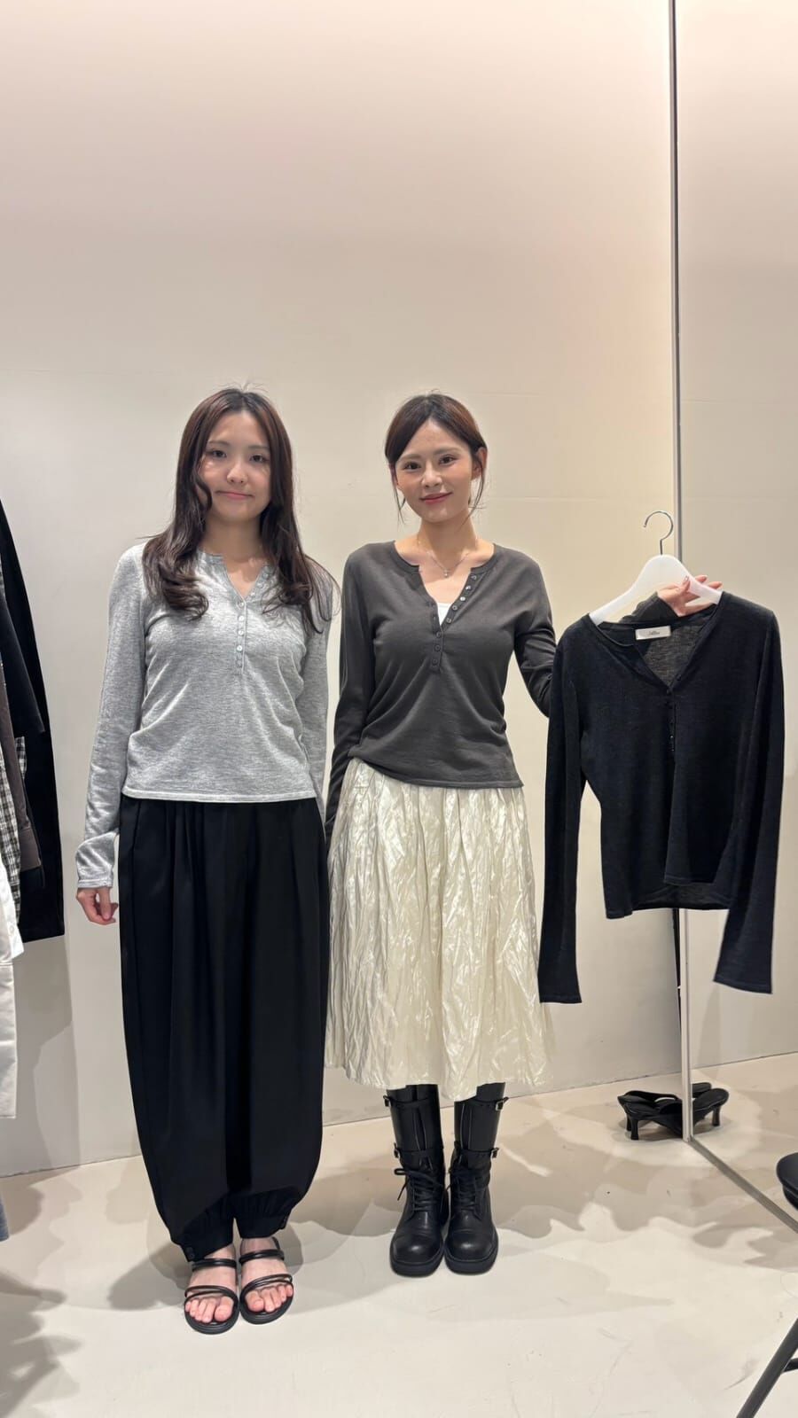 AT7134 半開襟亨利領上衣