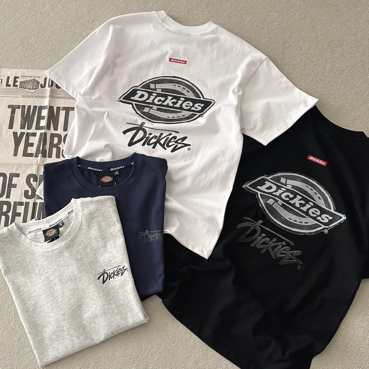 （現貨）Dickies 復古 藝術字母 後背 馬蹄logo 短T DKU262NKTGG7