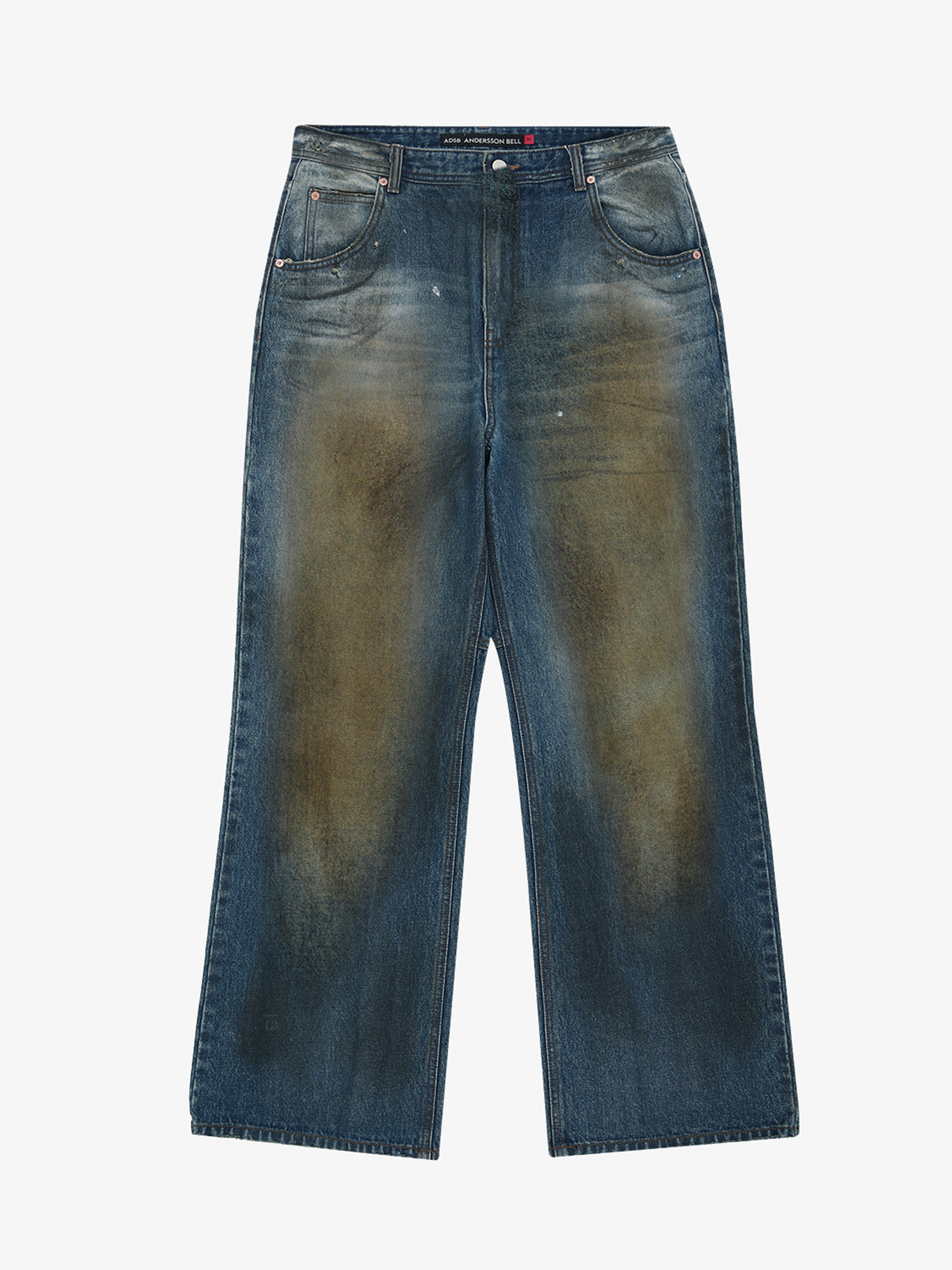 ANDERSSON BELL COATED BLUE WIDE LEG JEANS 牛仔褲