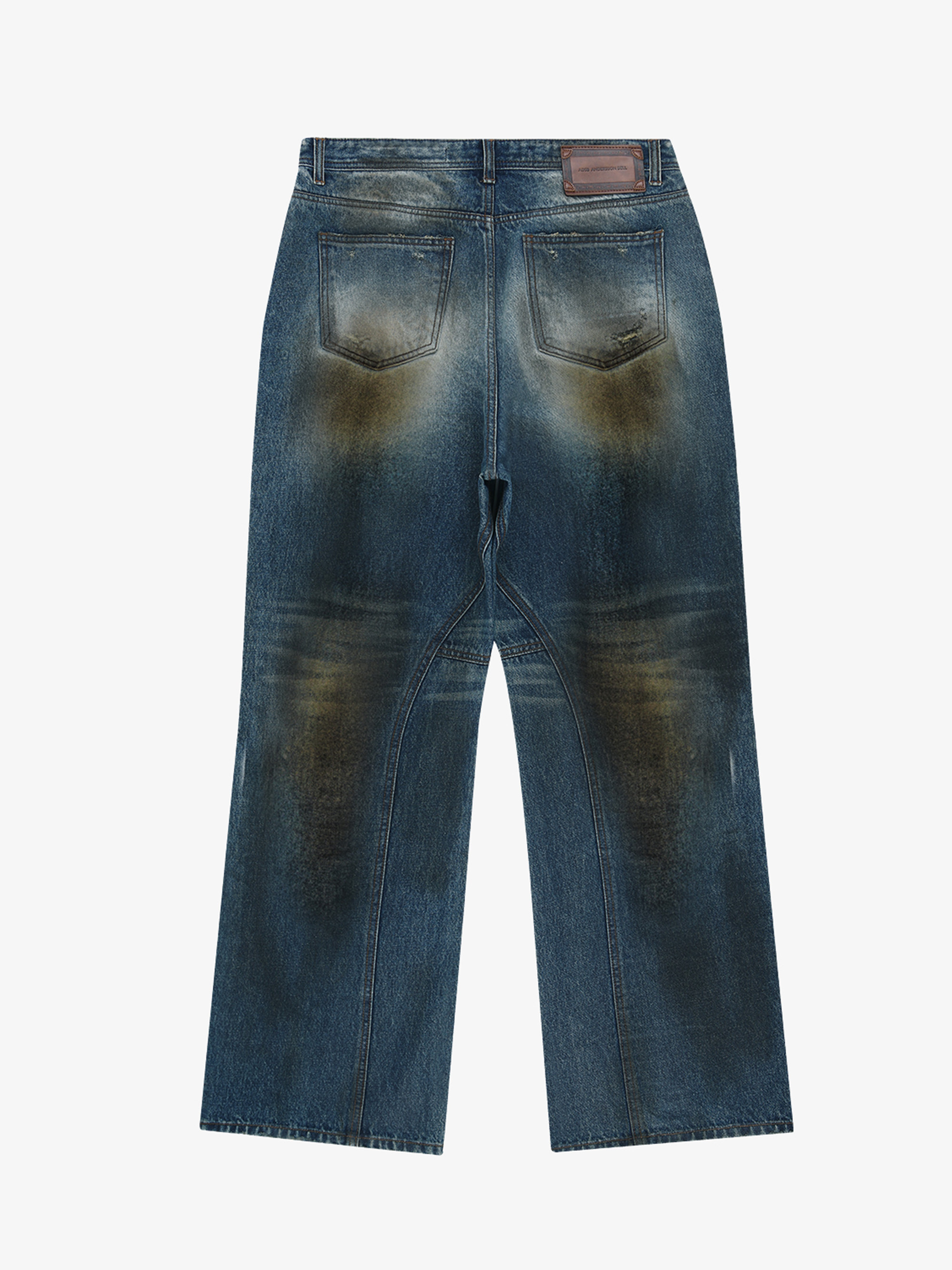 ANDERSSON BELL COATED BLUE WIDE LEG JEANS 牛仔褲