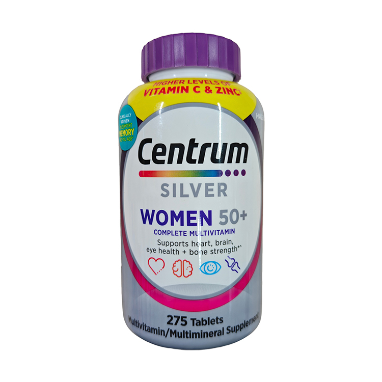 美國Centrum 銀善存綜合維他命(適合50歲以上女仕), 275粒裝