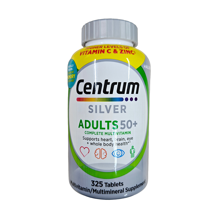 美國Centrum 銀善存綜合維他命(適合50嵗以上人仕), 325粒裝