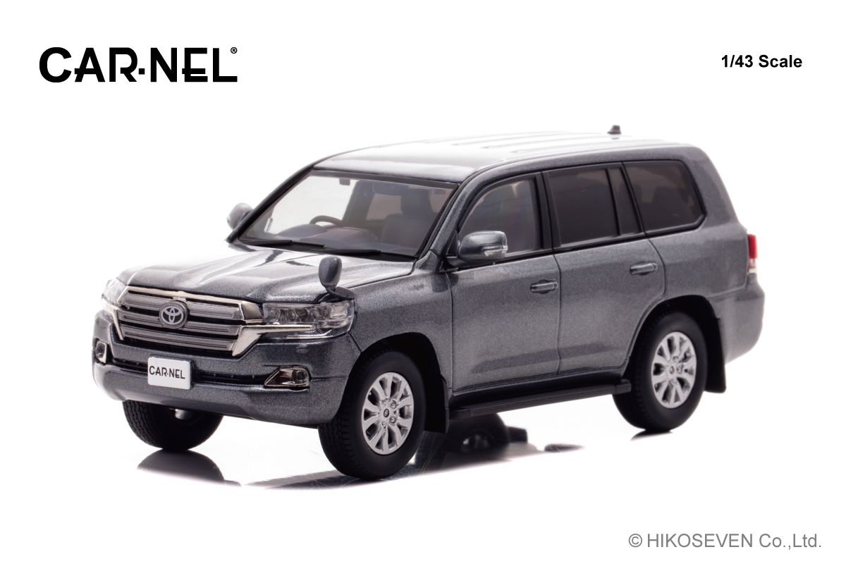 預訂 :1/43 CAR-NEL Toyota LAND CRUISER 200 AX G selection (URJ202) 2015 Gray Metallic (CN431507)