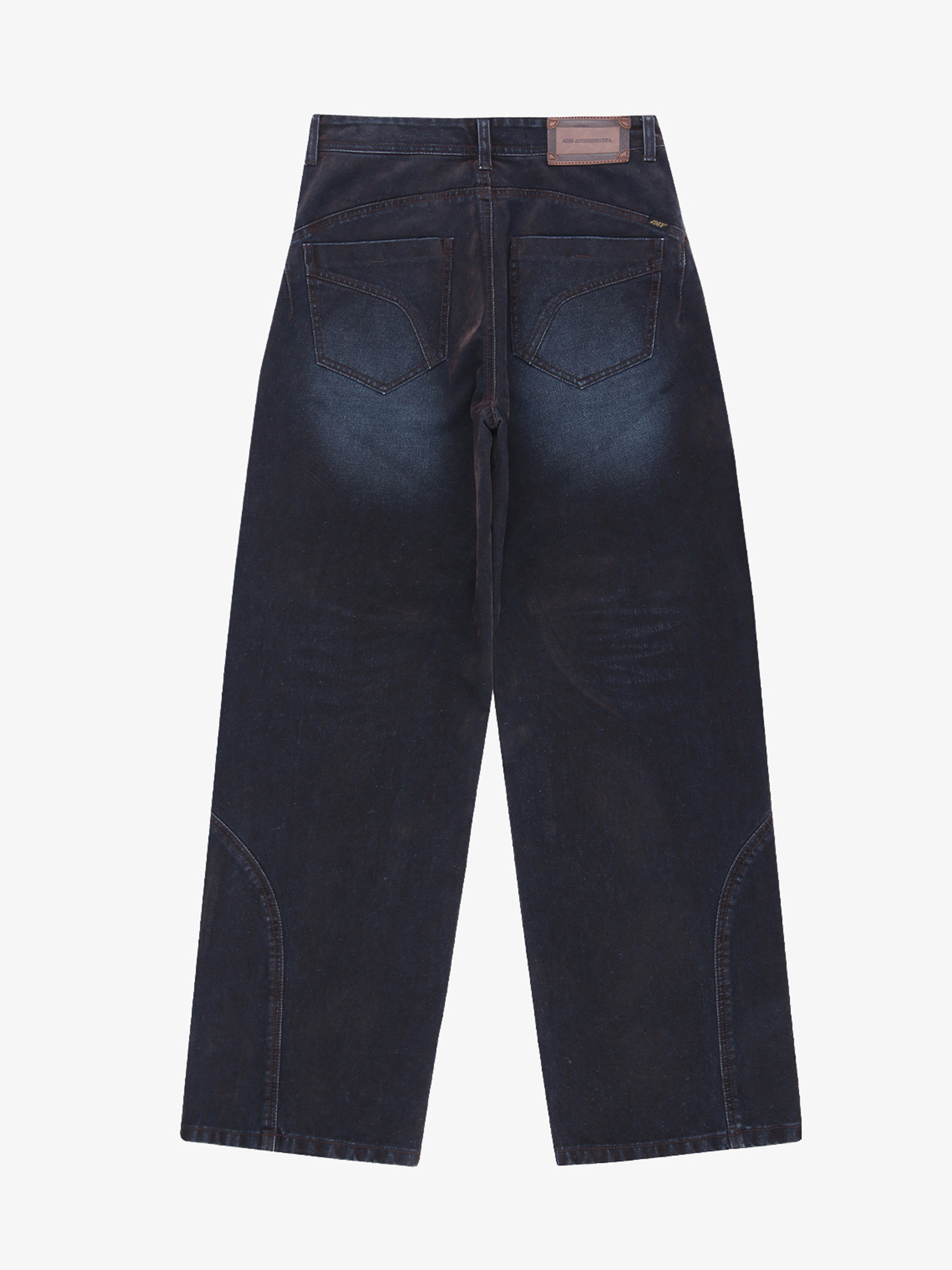 ANDERSSON BELL RODEO BIKER WIDE LEG JEANS 牛仔褲