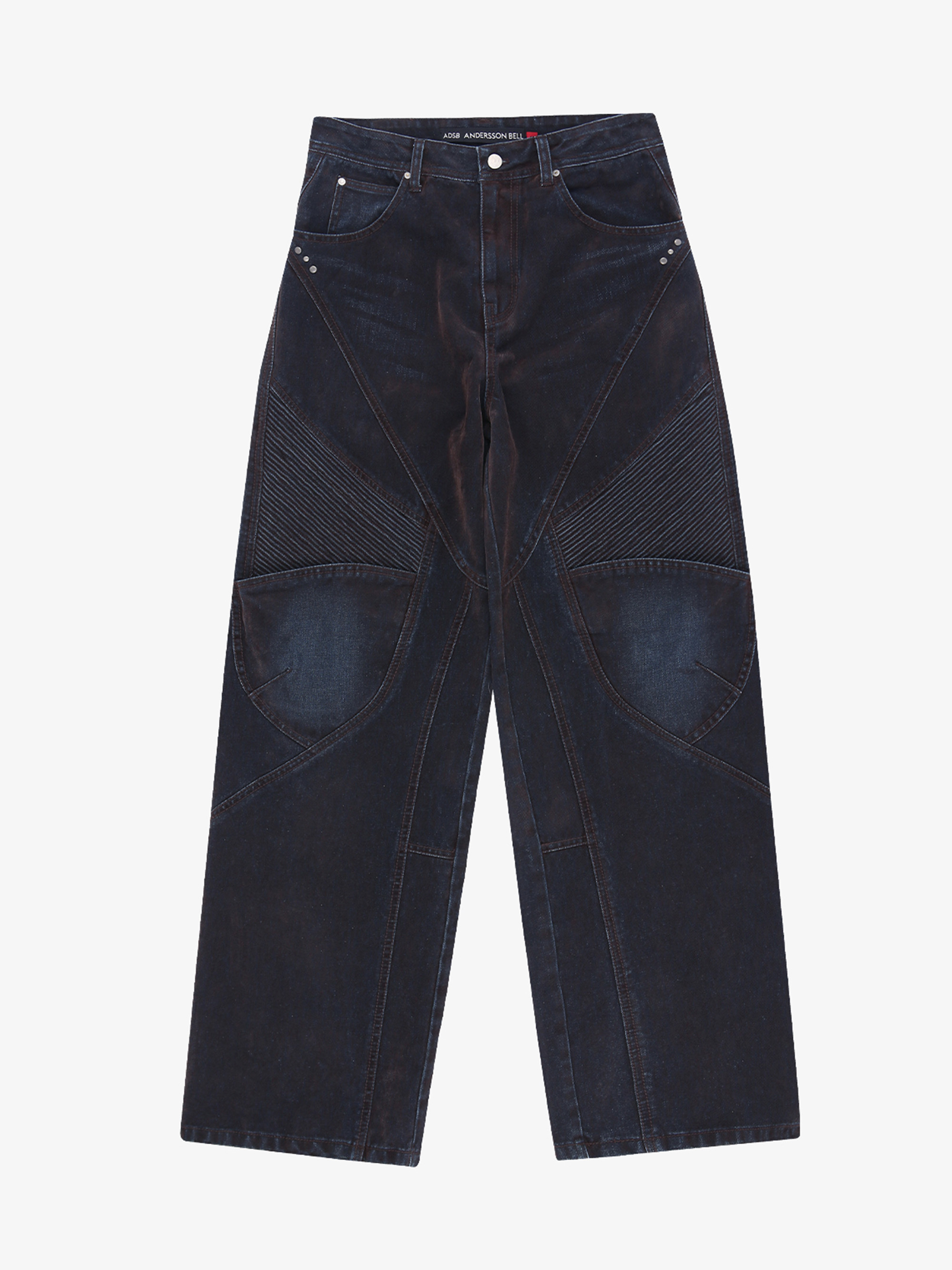 ANDERSSON BELL RODEO BIKER WIDE LEG JEANS 牛仔褲