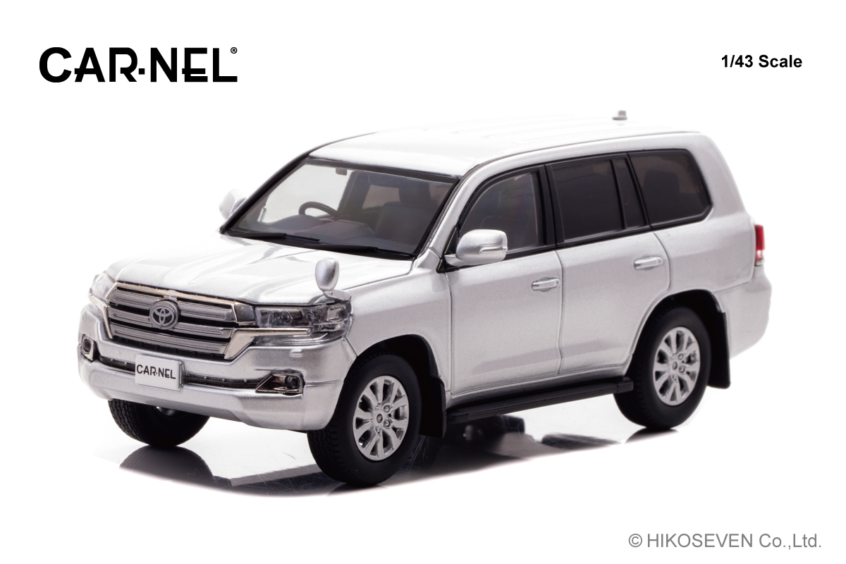 預訂 :1/64 CAR-NEL Toyota LAND CRUISER 200 AX G selection (URJ202) 2015 Silver Metallic (CN431508)