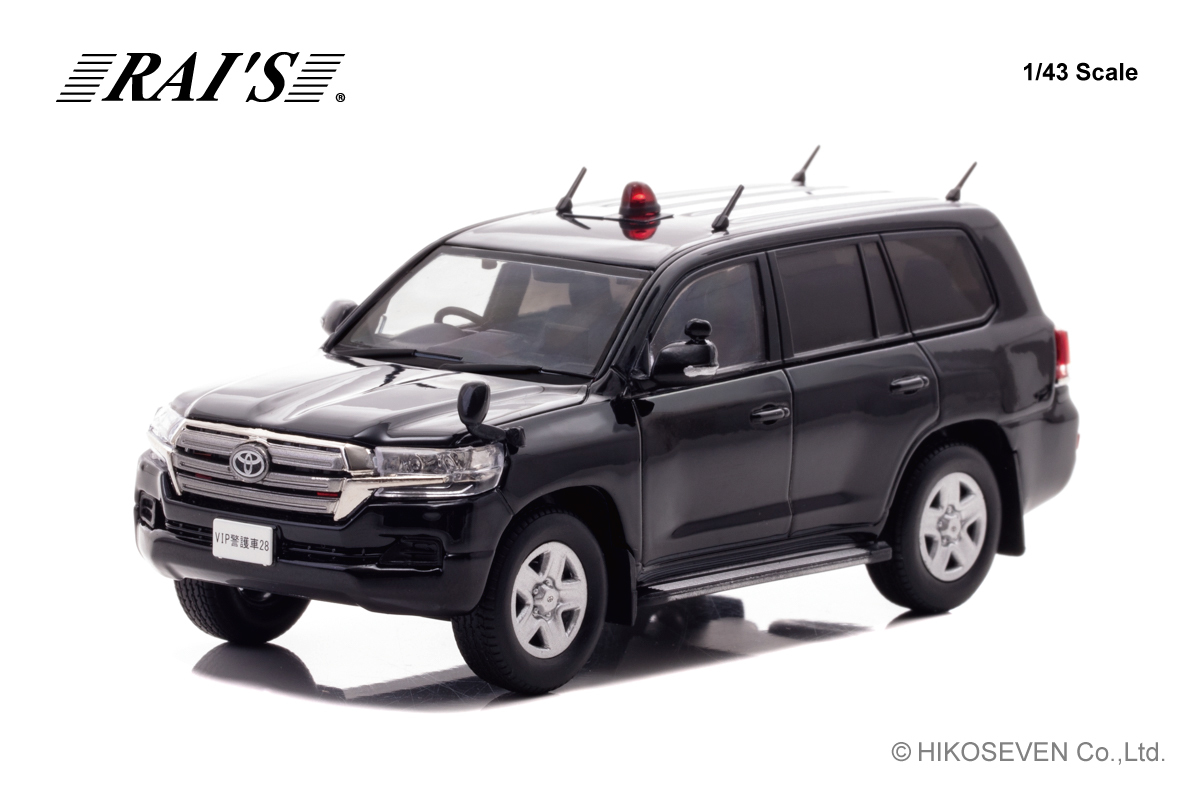 預訂 :1/43 RAI'S Toyota LAND CRUISER 200 GX (URJ202) 2018 Escort Police Car(H7431806)