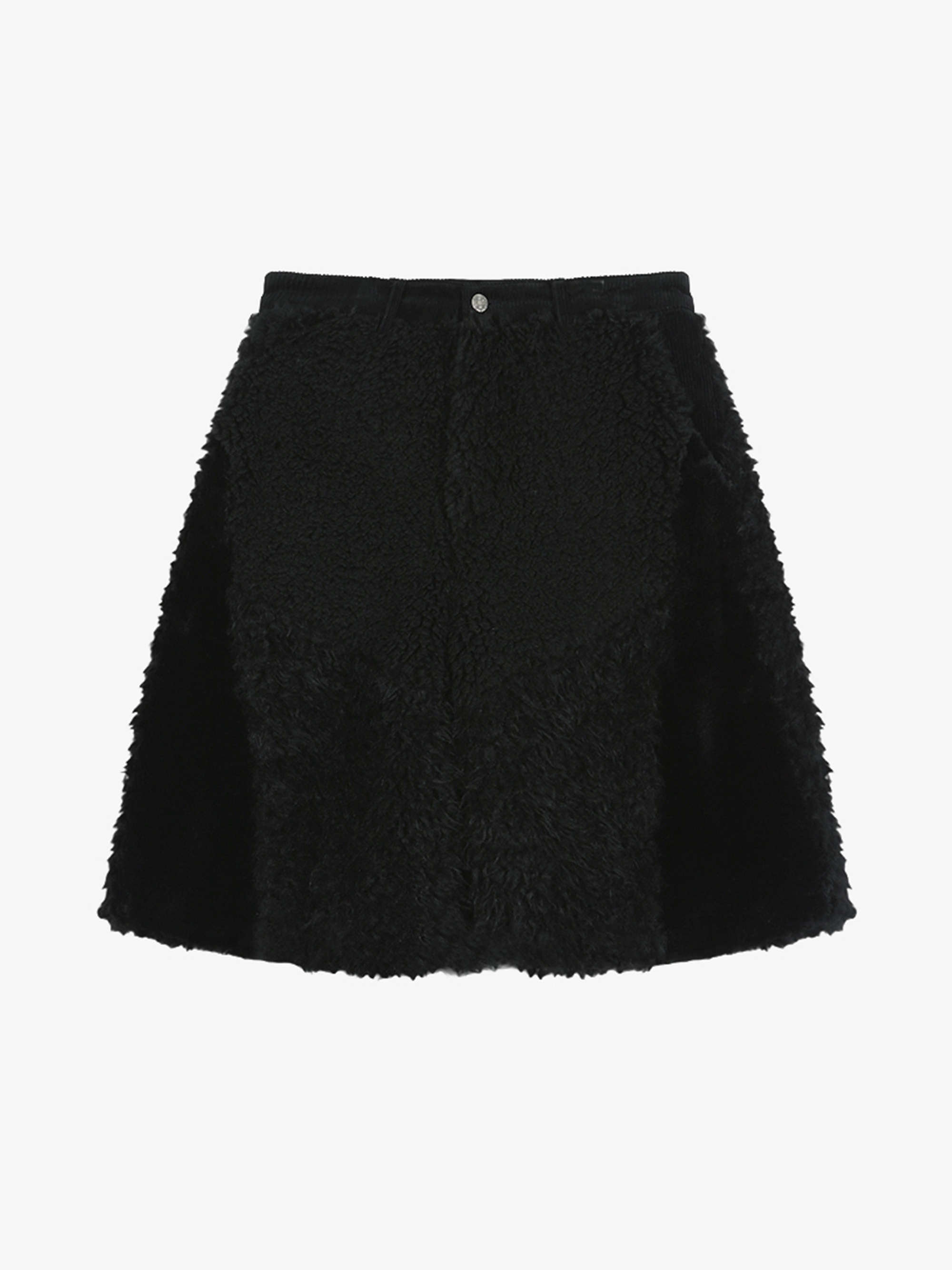 ANDERSSON BELL KENLEY FAUX FUR PATCHWORK SHORTS 短褲