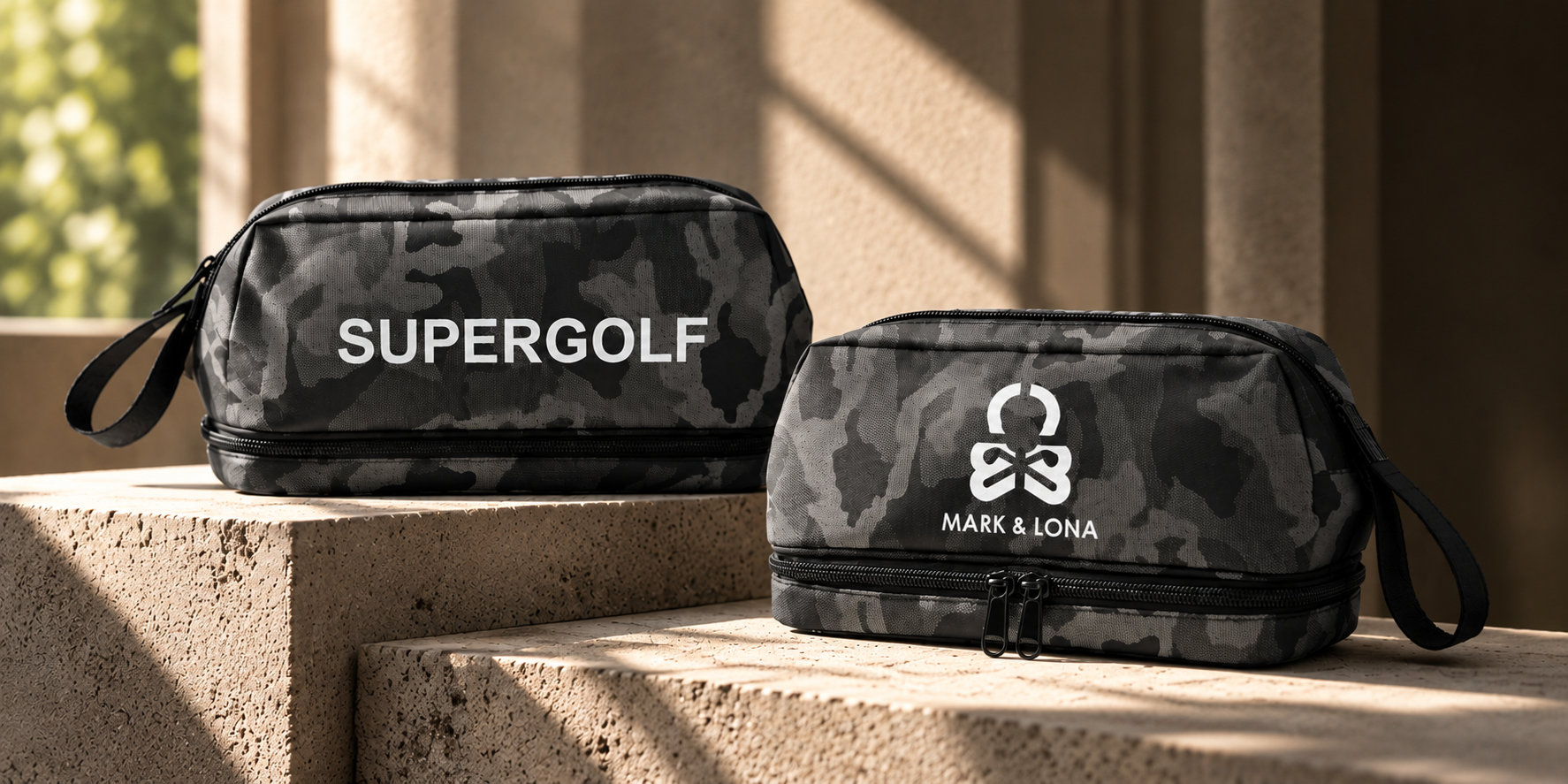 MARK & LONA X SUPERGOLF 聯名限定｜潮奢迷彩雙層多功能包
