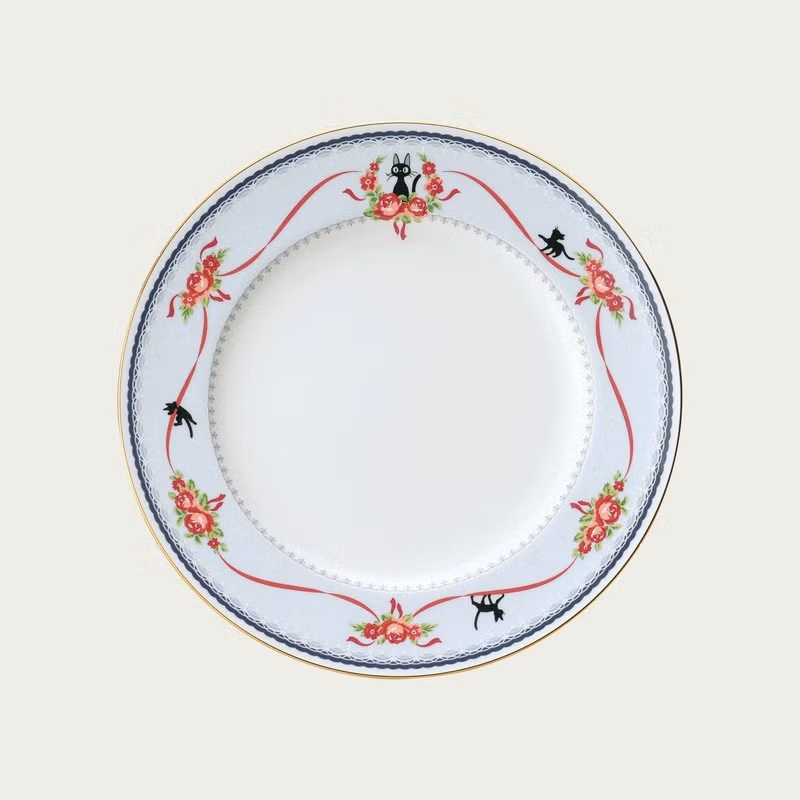Noritake 瓷盤 魔女宅急便 藍色 21公分