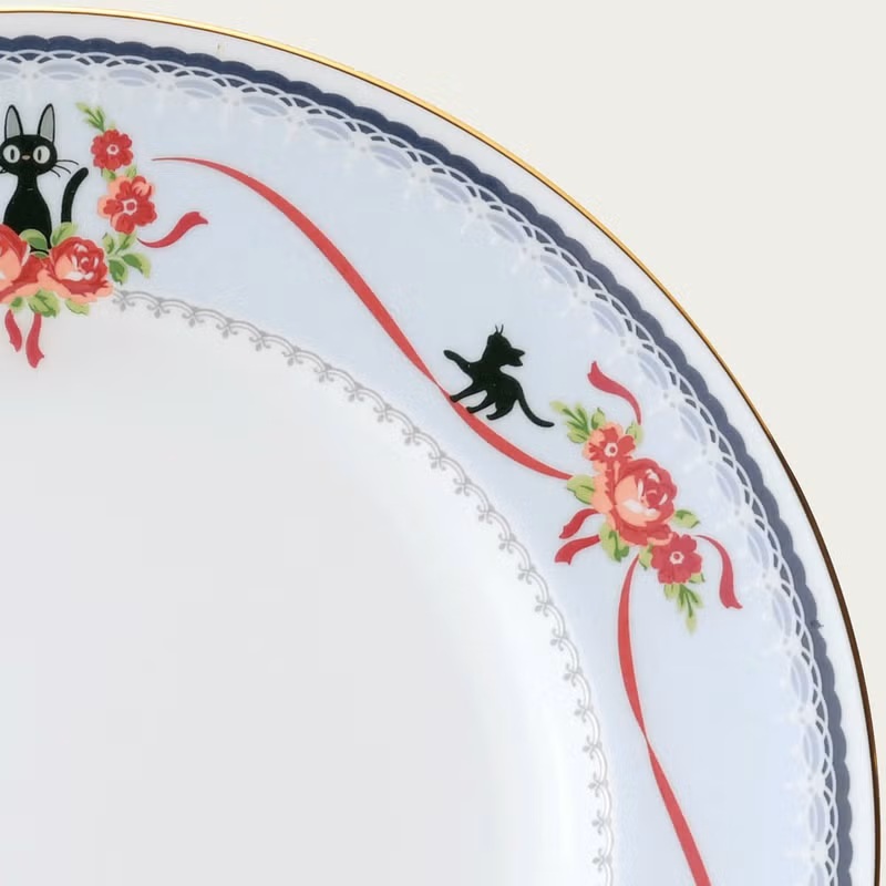 Noritake 瓷盤 魔女宅急便 藍色 21公分