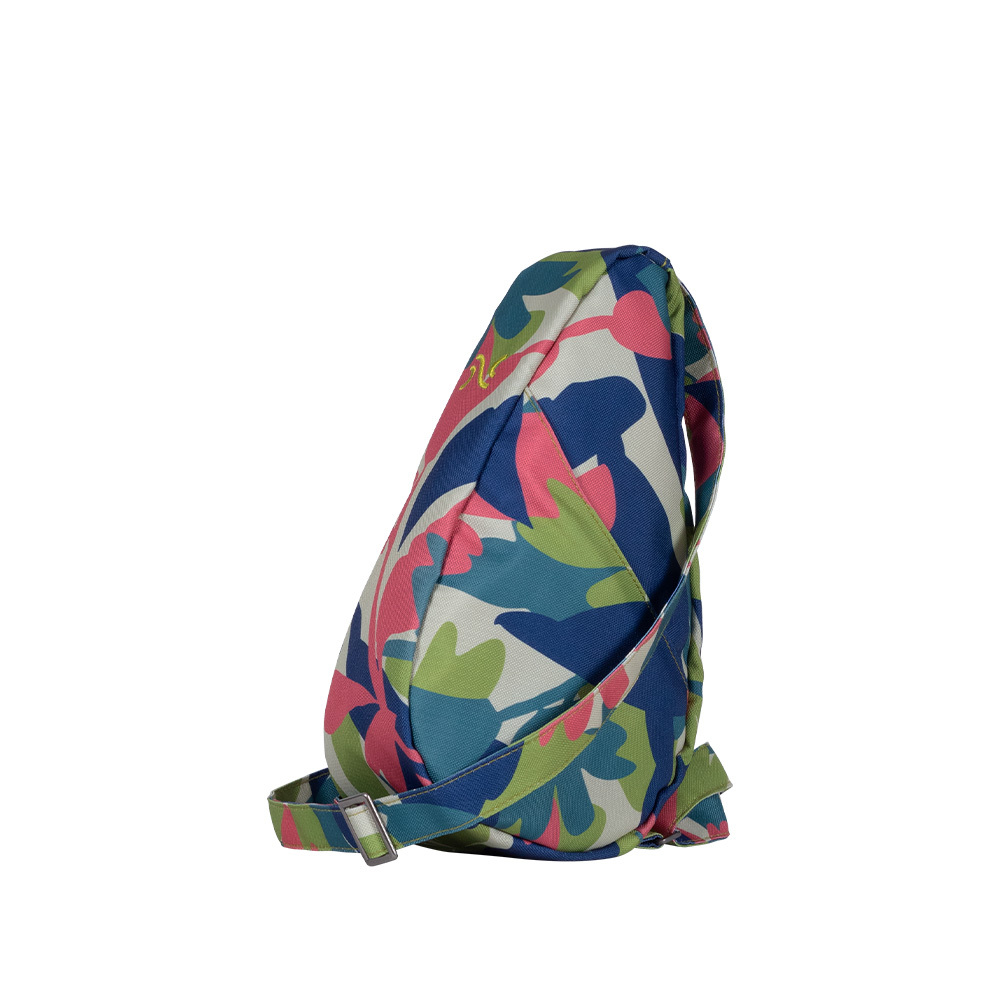 印花系列 RECYCLED PRINT SLING 斜背包-珊瑚花影
