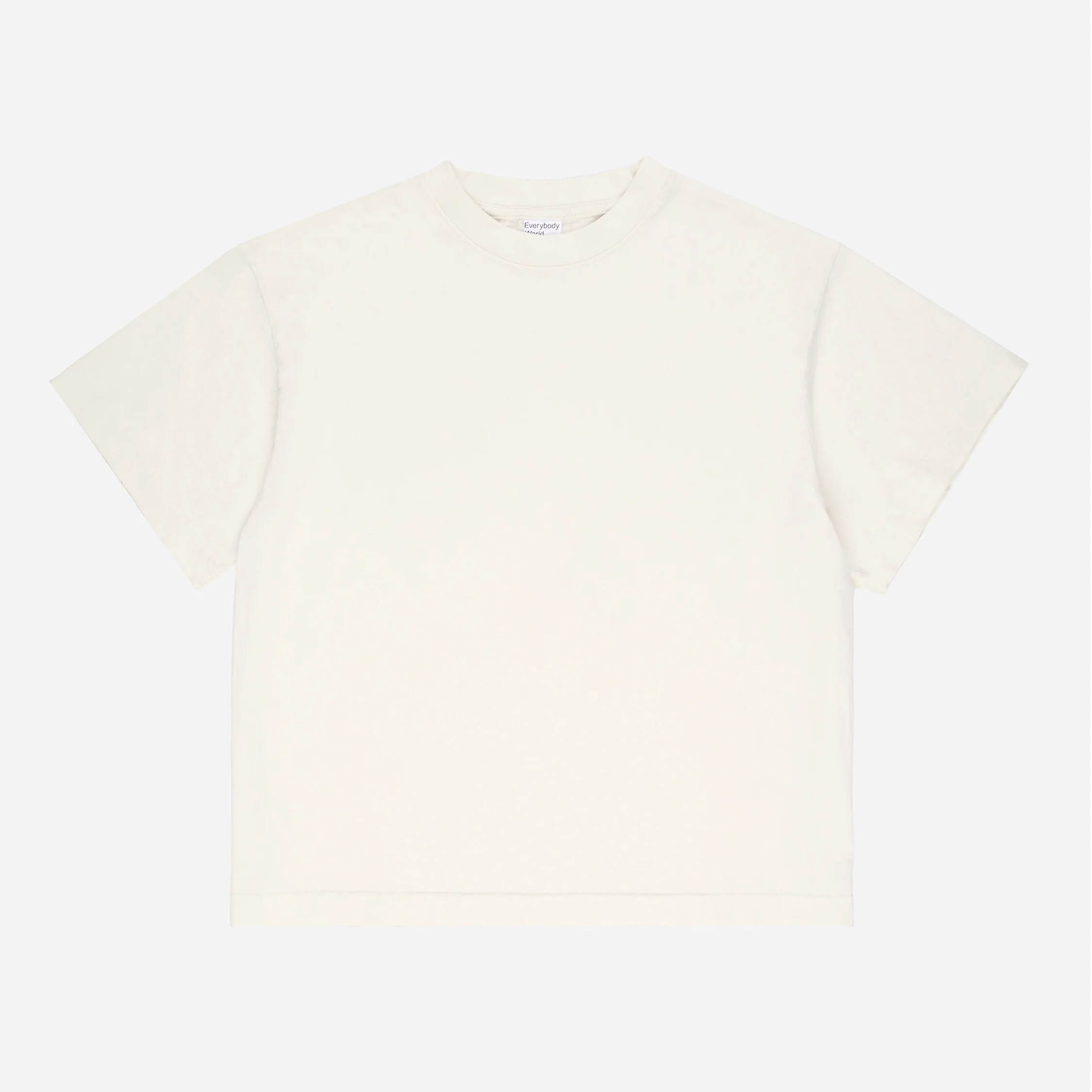 EVERYBODY WORLD BOXIER TRASH TEE 圓領 短版 T恤