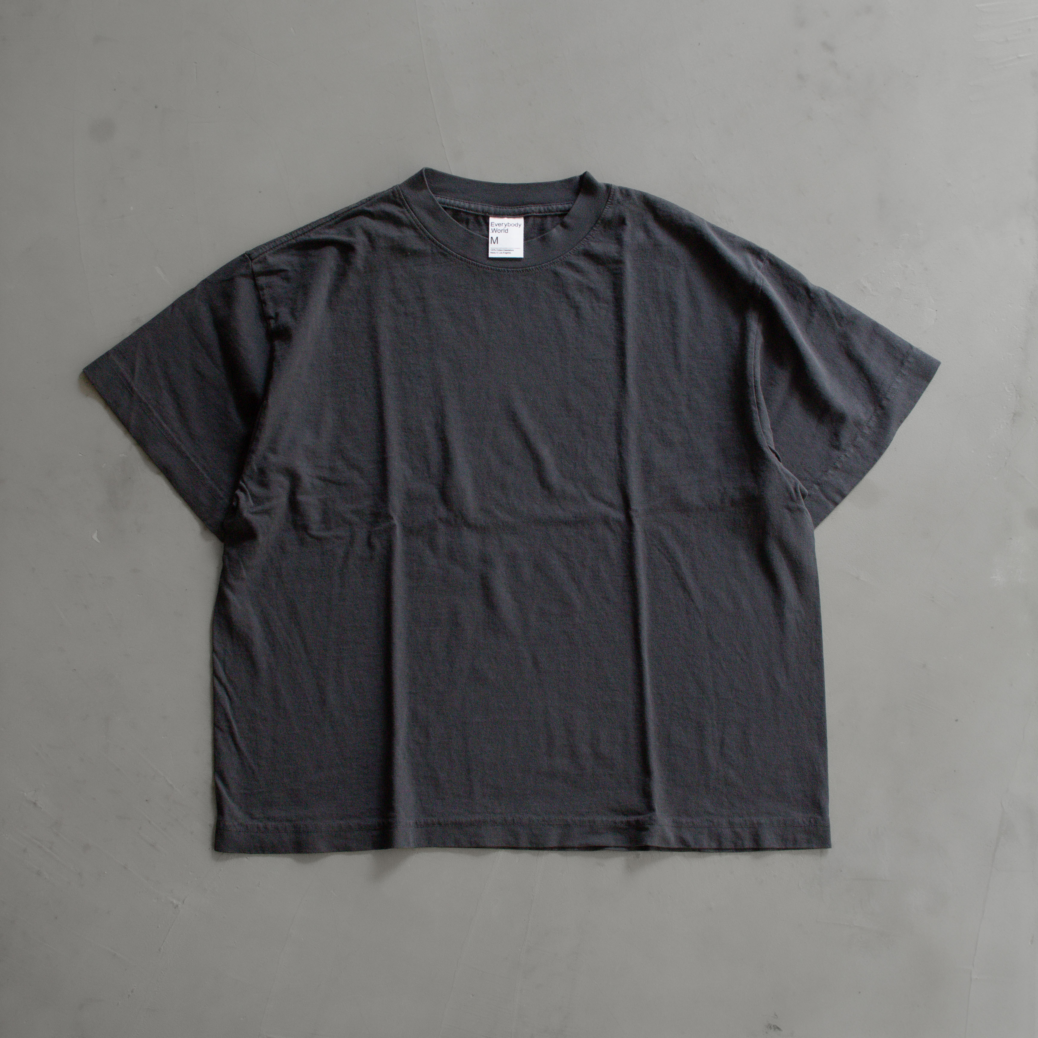 EVERYBODY WORLD BOXIER TRASH TEE 圓領 短版 T恤