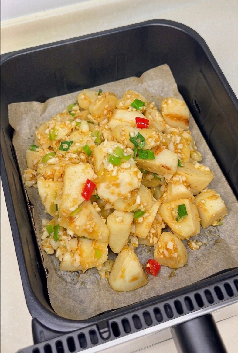 氣炸金沙茭白筍