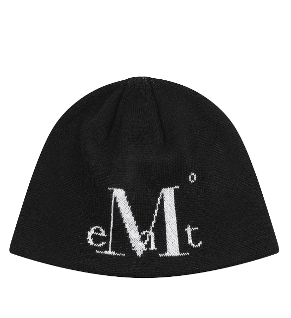 【韓國預購】KRD090742 MUCENT JACQUARD SIGNATURE LOGO BEANIE UNISEX (2COLOR)