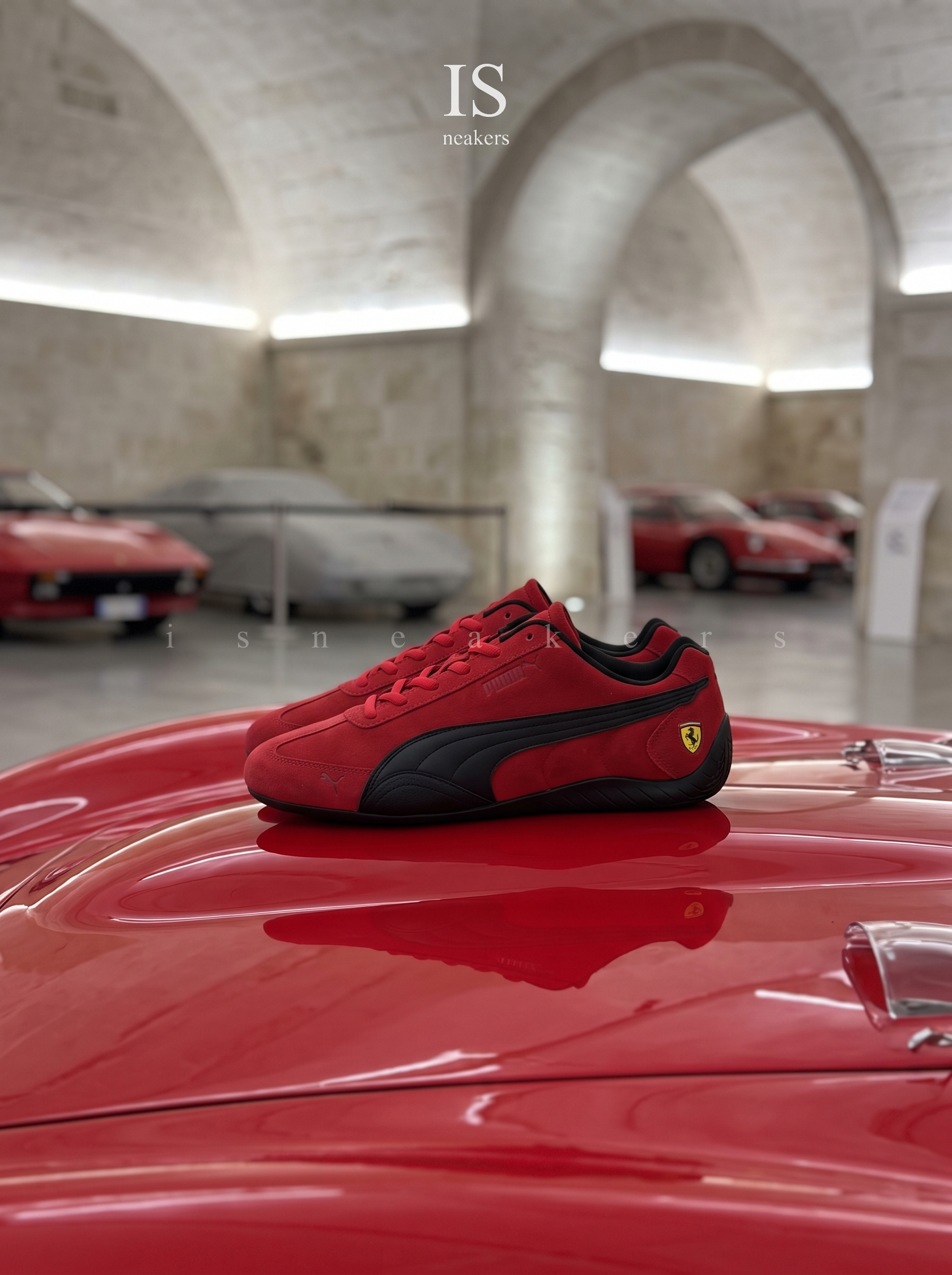 iSNEAKERS｜Ferrari x Puma Speedcat "Black Red" 黑紅 法拉利聯名 309404-02