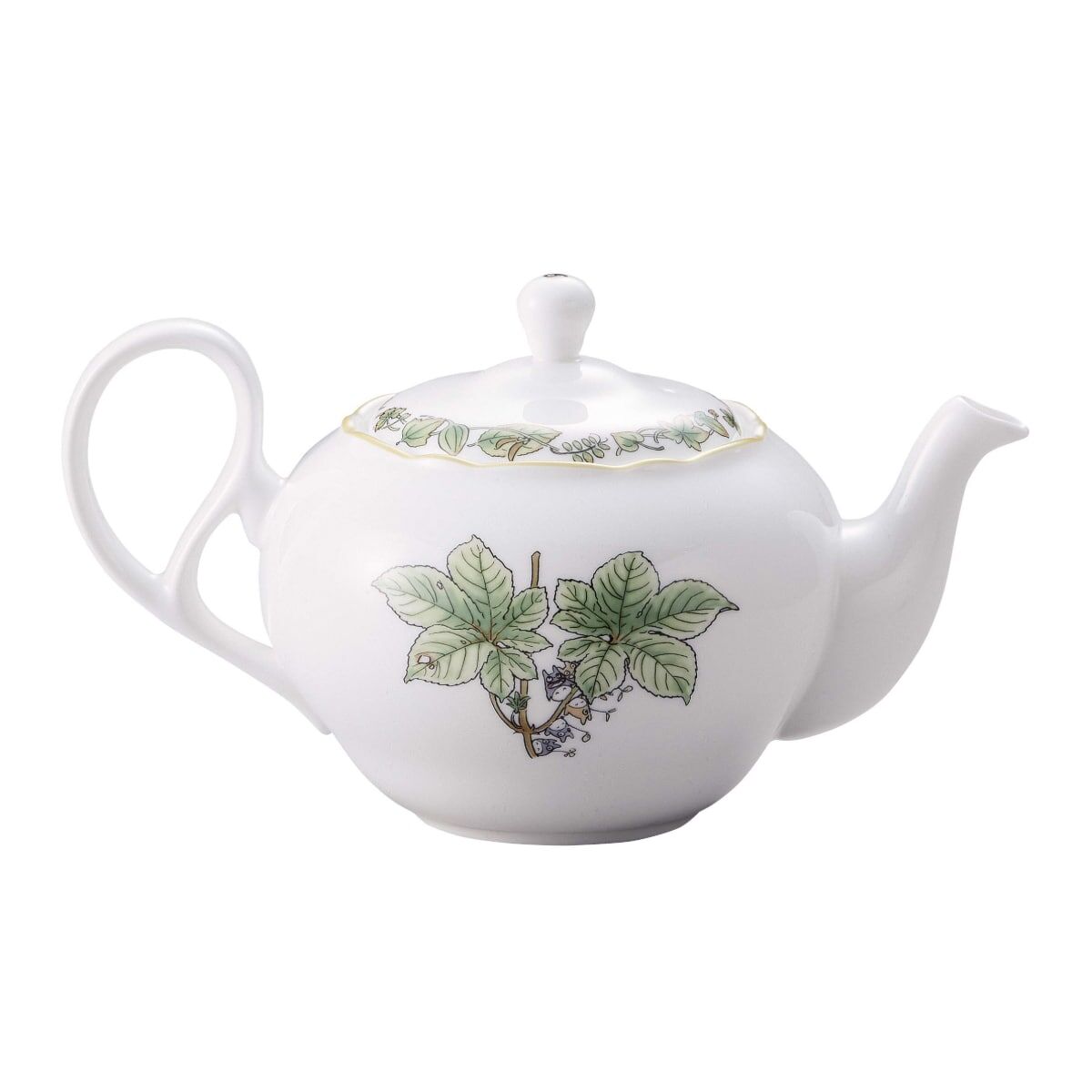 Noritake 英式茶壺附濾網 龍貓 艾草