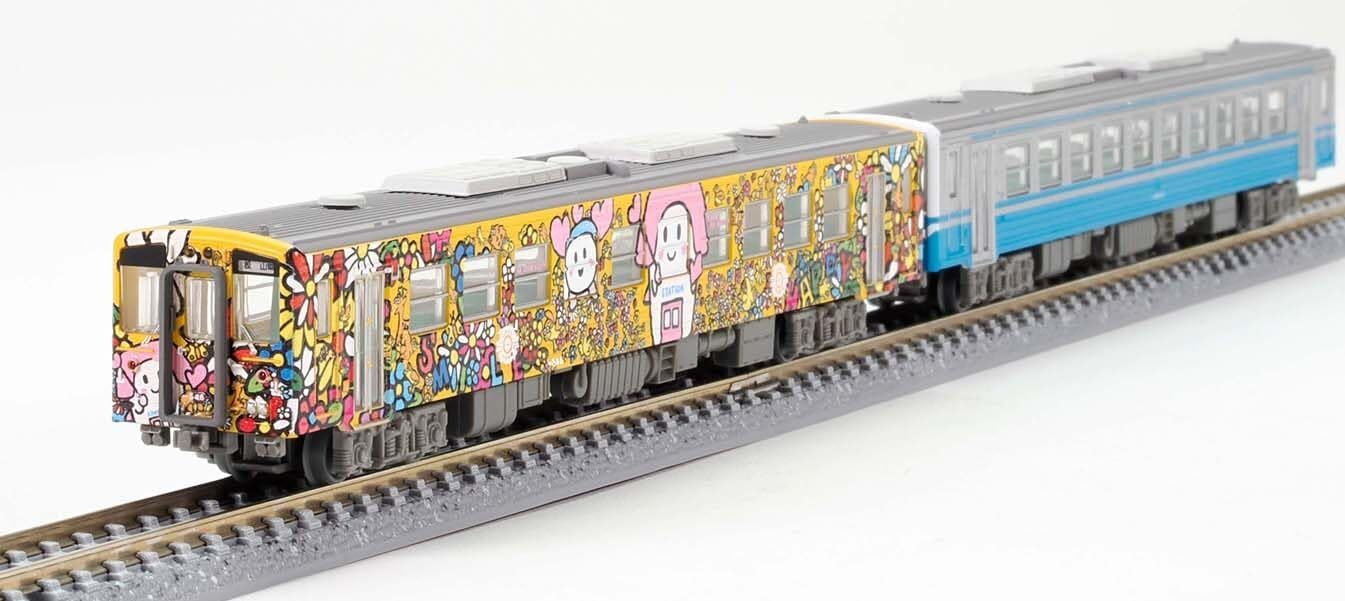 TOMYTEC 332305 N scale Railway Collection JR KiHa 54 Series 0 Subseries "Smile Eki-chan" (JR Shikoku Livery) 2-Car Set