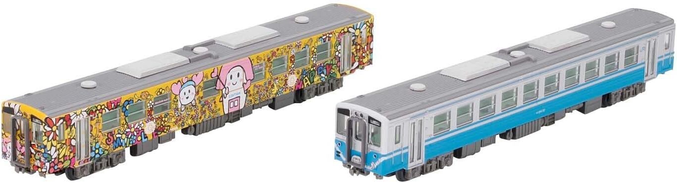 TOMYTEC 332305 N scale Railway Collection JR KiHa 54 Series 0 Subseries "Smile Eki-chan" (JR Shikoku Livery) 2-Car Set