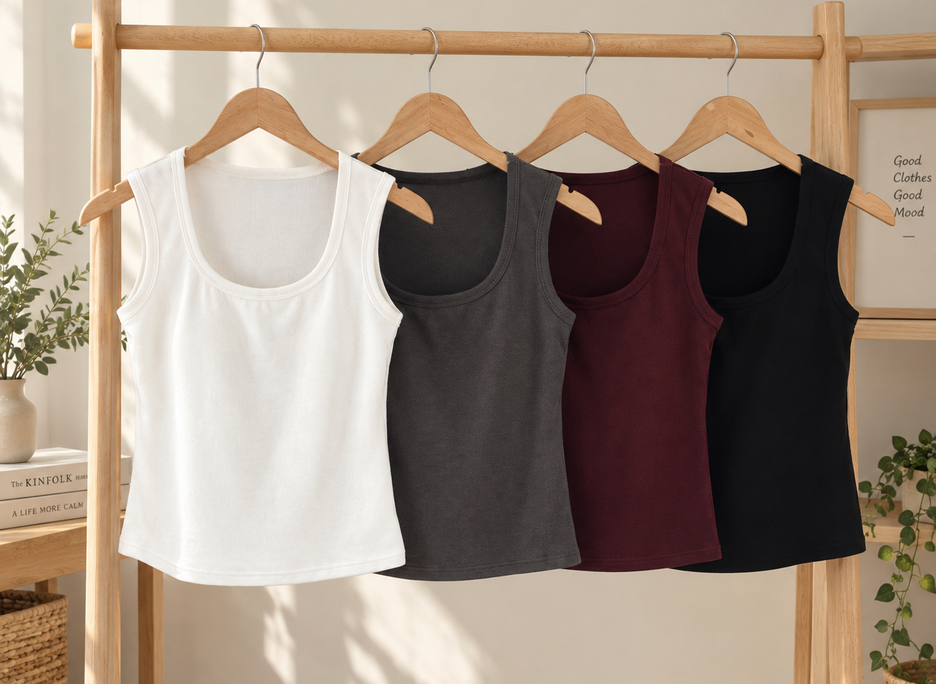 SLEEVELESS PADDED SINGLET