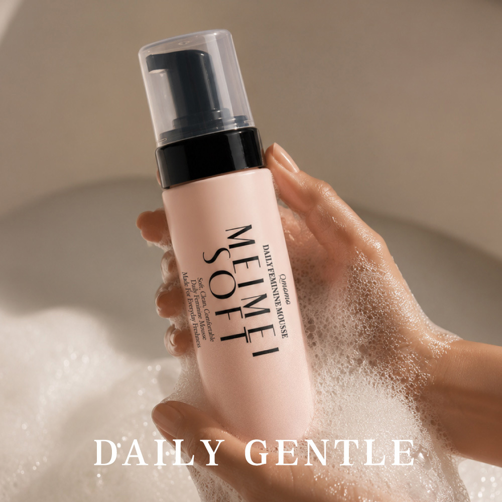Intimate Cleansing Mousse【Mei Mei Soft】 Peach Glow Feminine Cleansing Mousse